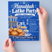 Chanukka-Latke-Party-Flyer Flyer (Hand)
