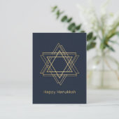 Chanukka-Lichter-Postkarte Postkarte (Stehend Vorderseite)