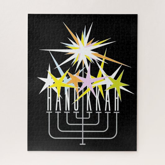 Chanukka-Lichter Puzzle (Vertikal)