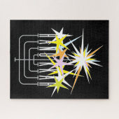 Chanukka-Lichter Puzzle (Horizontal)