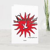 Chanukka ~ Mama u. Vater Feiertagskarte (Rückseite)