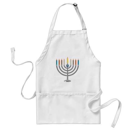 Chanukka menorah schürze (Vorne)