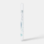 Chanukka-Schneekugel iPhone 15 Hülle (Linke Seite)