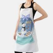 Chanukka-Schneekugel Schürze (InSitu)