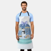 Chanukka-Schneekugel Schürze (Getragen)