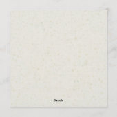 Chanukka-Segen - Großvater und Kind Einladung (Rückseite)