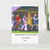 Chanukka-Sieg Feiertagskarte (Rückseite)