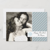 Chanukka Stripes Karte (Vorderseite)