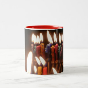 Chanukka-Tasse Zweifarbige Tasse