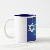 Chanukka-Tasse Zweifarbige Tasse (Links)