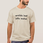 CHANUKKA THANKSGIVUKKAH CHANUKAH T-Shirt<br><div class="desc">KANN BESTER DER LATKE-HERSTELLER DIESE WELT MIT JÜDISCHEM STOLZ FÜR CHANUKKA GETRAGEN WERDEN UND DAS GANZE JAHR.  EIN WAS FÜR GROSSES CHANUKAH GESCHENK FÜR DEN KOCH!</div>