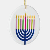 Chanukka-Verzierung | menorah | Keramikornament (Rechts)
