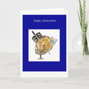 Chanukkah Dreidel Feiertagskarte