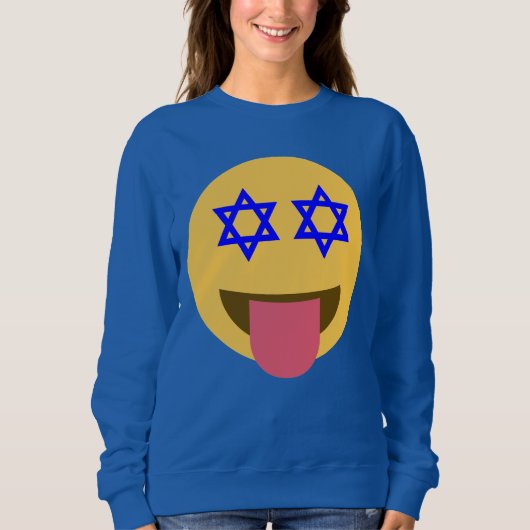 chanukkah hanukkah emoji Frauen Sweatshirt (Vorderseite)