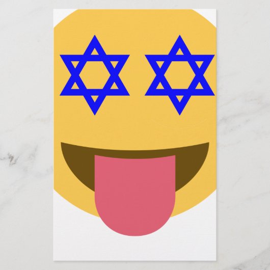 chanukkah hanukkka emoji briefpapier (Vorderseite)