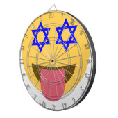 chanukkah hanukkka emoji dartscheibe (Vorderseite rechts)
