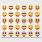 chanukkah hanukkka emoji geschenkpapier (Flach)