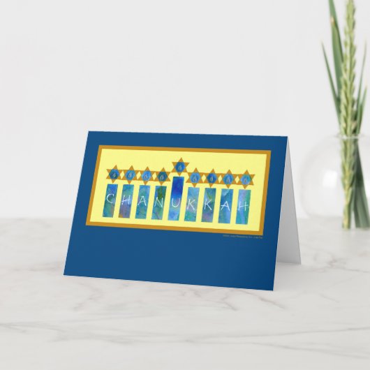 Chanukkah Karte (Vorderseite)