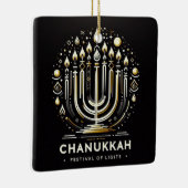 Chanukkah Keramik Ornament (Rechts)