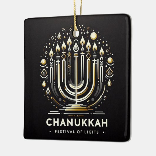Chanukkah Keramik Ornament (Links)