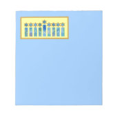 Chanukkah Notepad Notizblock (Vorderseite)