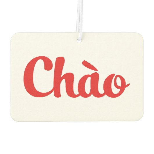 Chào / Hello ~ Vietnam / Vietnamese / Tiet ng Vivi Autolufterfrischer (Rückseite)