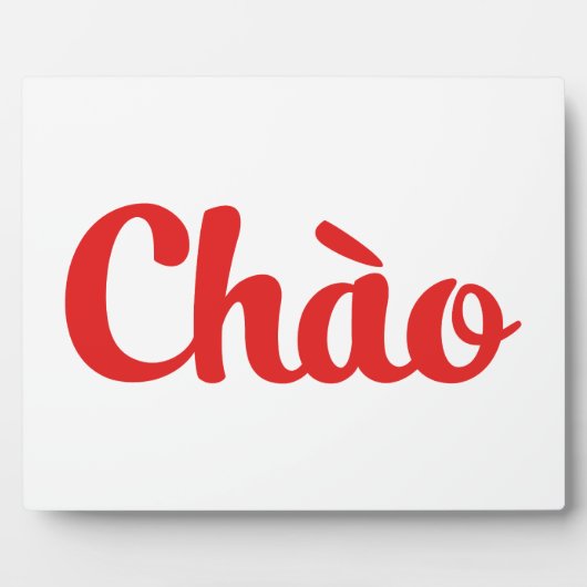 Chào / Hello ~ Vietnam / Vietnamese / Tiet ng Vivi Fotoplatte (Vorderseite)