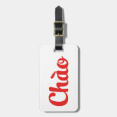 Chào / Hello ~ Vietnam / Vietnamese / Tiet ng Vivi Gepäckanhänger (Vorderseite vertikal)