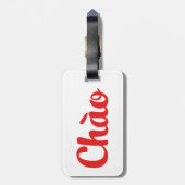 Chào / Hello ~ Vietnam / Vietnamese / Tiet ng Vivi Gepäckanhänger (Rückseite vertikal)