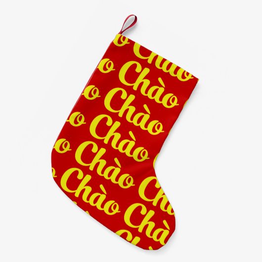 Chào / Hello ~ Vietnam / Vietnamese / Tiet ng Vivi Kleiner Weihnachtsstrumpf (Vorderansicht (hängend))