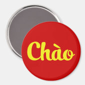Chào / Hello ~ Vietnam / Vietnamese / Tiet ng Vivi Magnet (Vorderseite/Rückseite)