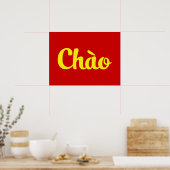 Chào / Hello ~ Vietnam / Vietnamese / Tiet ng Vivi Poster (Küche)