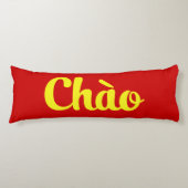 Chào / Hello ~ Vietnam / Vietnamese / Tiet ng Vivi Seitenschläferkissen (Vorderseite)