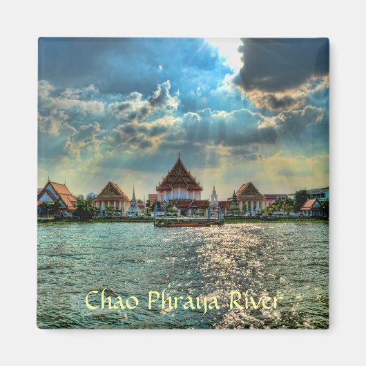 Chao-Phraya-Fluss Magnet (Vorne)
