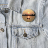 Chao Phraya Fluss Sunset ... Ayutthaya, Thailand Button (Beispiel)