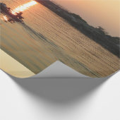 Chao Phraya Fluss Sunset ... Ayutthaya, Thailand Geschenkpapier (Ecke)