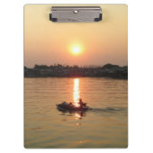 Chao Phraya Fluss Sunset ... Ayutthaya, Thailand Klemmbrett (Vorderseite)