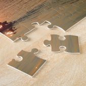 Chao Phraya Fluss Sunset ... Ayutthaya, Thailand Puzzle (Seite)