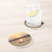 Chao Phraya Fluss Sunset ... Ayutthaya, Thailand Sandstein Untersetzer (Seite)