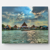 Chao Phraya River, Thailand Fotoplatte (Vorderseite)