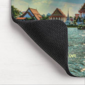 Chao Phraya River, Thailand Mousepad (Ecke)