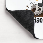 Chaos-Agent Schwarze Katze Mousepad (Ecke)