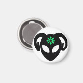 Chaos-Alien-Avatar-Magnet Magnet (Vorderseite/Rückseite)