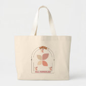 Chaos? Alle Handled! - Fun & Practice Tote Bag Jumbo Stoffbeutel (Vorne)