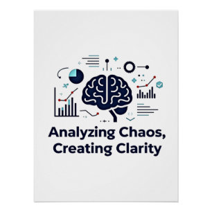 Chaos analysieren, Klarheit schaffen Poster