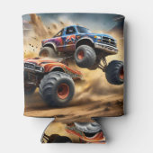 Chaos auf Rädern: Monster Truck Smash Derby Dosenkühler (Rückseite)