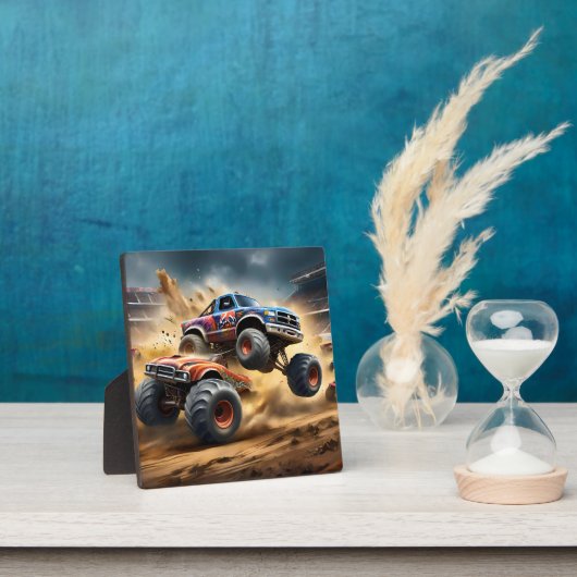 Chaos auf Rädern: Monster Truck Smash Derby, Fotoplatte (InSitu)