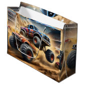 Chaos auf Rädern: Monster Truck Smash Derby Große Geschenktüte (Vorderseite Schrägansicht)