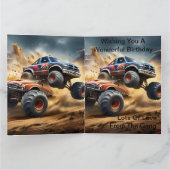 Chaos auf Rädern: Monster Truck Smash Derby Karte (Innenseite)