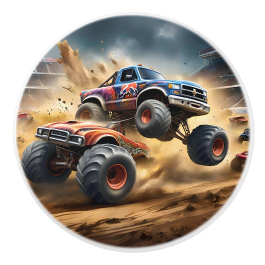 Chaos auf Rädern: Monster Truck Smash Derby, Keramikknauf (Vorderseite)